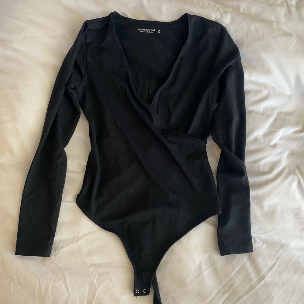Black Long Sleeve Bodysuit